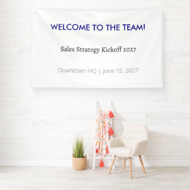 Office Vinyl Banner (Corporate Event)