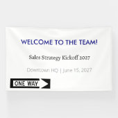 Office Vinyl Banner (Corporate Event) (Horizontal)