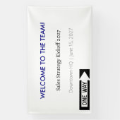 Office Vinyl Banner (Corporate Event) (Vertikal)