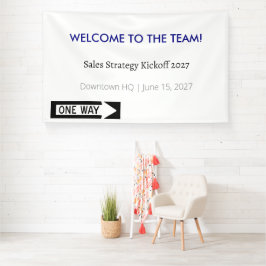 Office Vinyl Banner (Corporate Event)