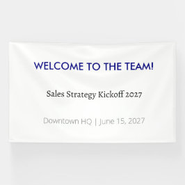 Office Vinyl Banner (Corporate Event)