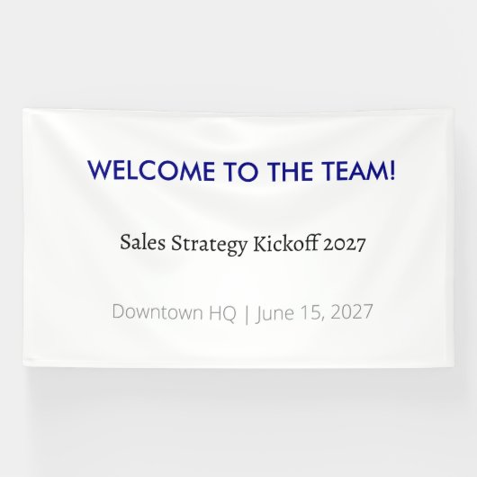 Office Vinyl Banner (Corporate Event) (Horizontal)