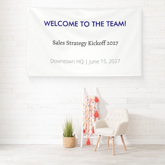 Office Vinyl Banner (Corporate Event) (Insitu)