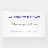 Office Vinyl Banner (Corporate Event) (Horizontal)