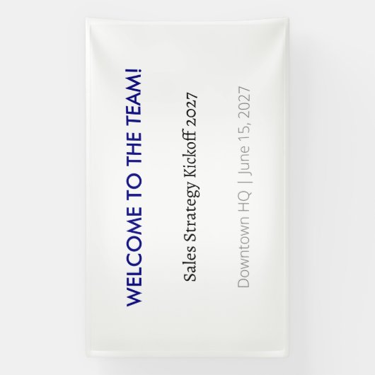 Office Vinyl Banner (Corporate Event) (Vertikal)