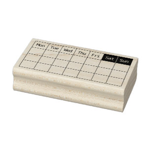 OFFICE-WOCHE DREI ROW-BRIEFMARKE GUMMISTEMPEL