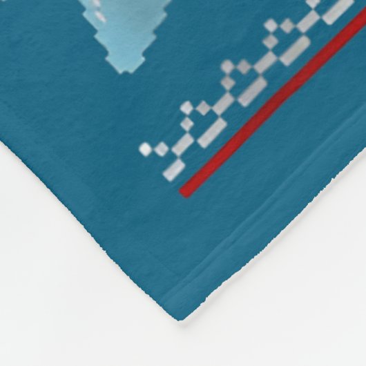 Office Yapper Ugly Sweater Christmas Fleecedecke (Ecke)