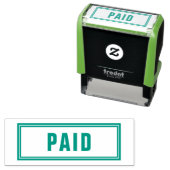 OFFICE ZAHLTE SELBSTINKENDE BRIEFMARKE PERMASTEMPEL (Beispiel)