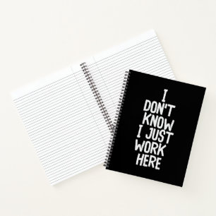 Office Zitat Funny Notizblock