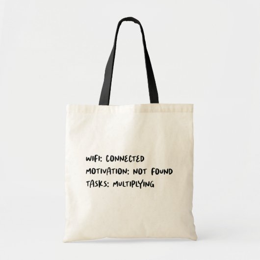 Office Zitat Funny Tragetasche (Vorne)