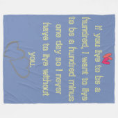 Office Zuhause wedding Personalize Destiny Destiny Fleecedecke (Vorderseite (Horizontal))