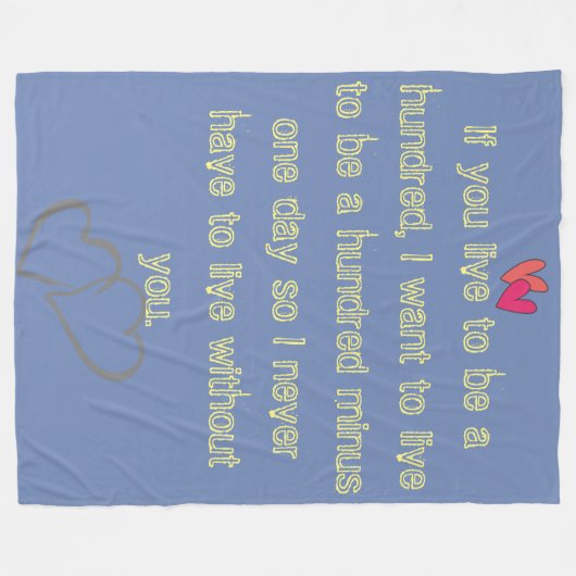 Office Zuhause wedding Personalize Destiny Destiny Fleecedecke (Vorderseite (Horizontal))