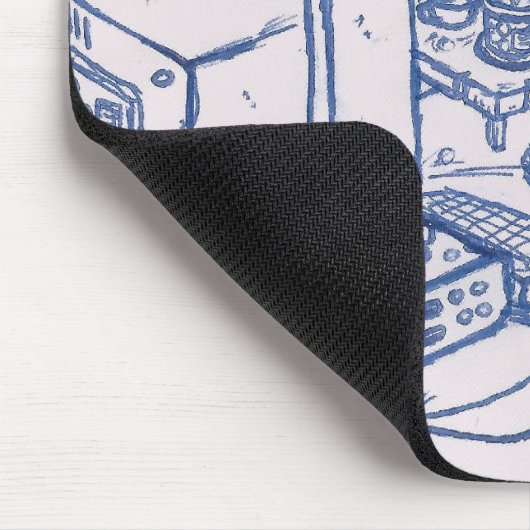 Officebot Mousemat Mousepad (Ecke)