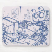 Officebot Mousemat Mousepad (Vorne)