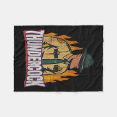 Officer Sergeant Cius Thunder Bodycam Funny Meme Fleecedecke (Vorderseite (Horizontal))