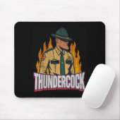 Officer Sergeant Cius Thunder Bodycam Funny Meme Mousepad (Mit Mouse)