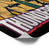 Officer Sergeant Cius Thunder Bodycam Funny Meme  Poster (Ecke)