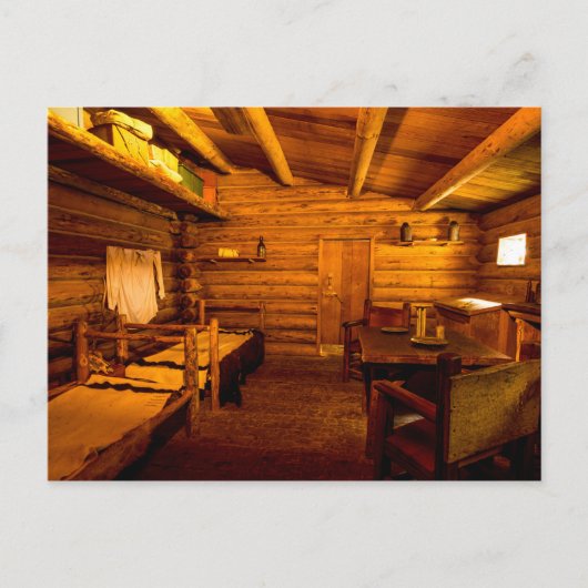 Officers Quarters Fort Clatsop - Lewis und Clark Postkarte (Vorderseite)