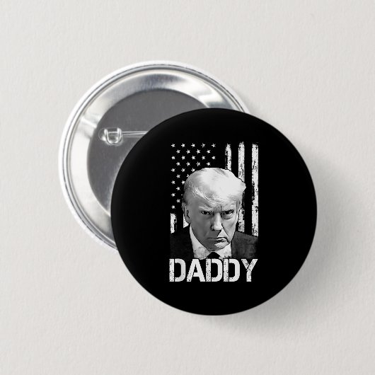 Official 2025 Trump Daddy _2  Button (Vorne & Hinten)