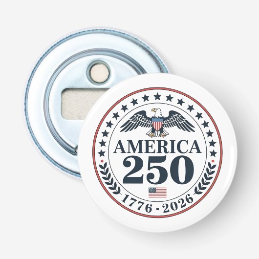Official America 250th Anniversary Commemorative Flaschenöffner (Vorderseite)