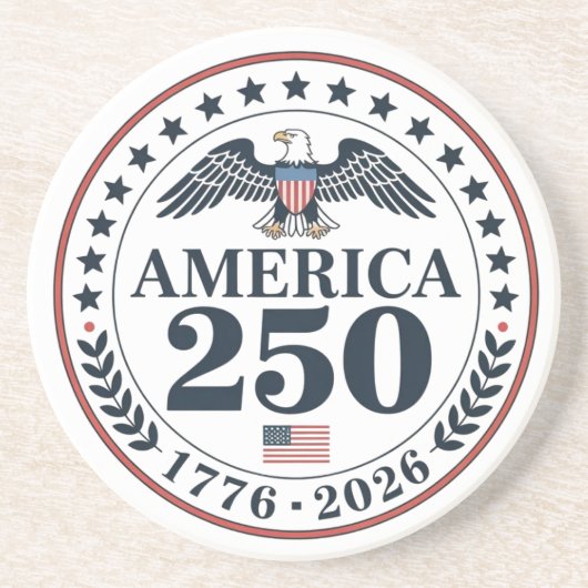 Official America 250th Anniversary Commemorative Getränkeuntersetzer (Vorne)