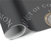 Official Antiquarian Act of Commission Gift Wrap Geschenkpapier (Rolleneckpunkt)