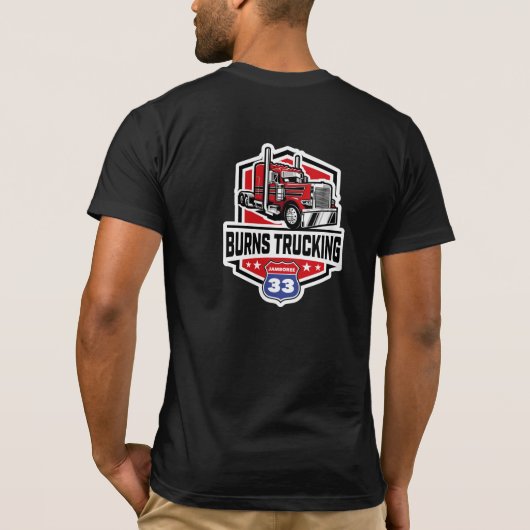 Official Burns Trucking TShirt (Rückseite)