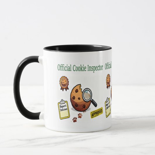 Official Cookie Inspector Mug – Funny Coffee Cup  Tasse (Links)