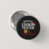 Official Cookie Tester Christmas Tee Button (Vorne & Hinten)