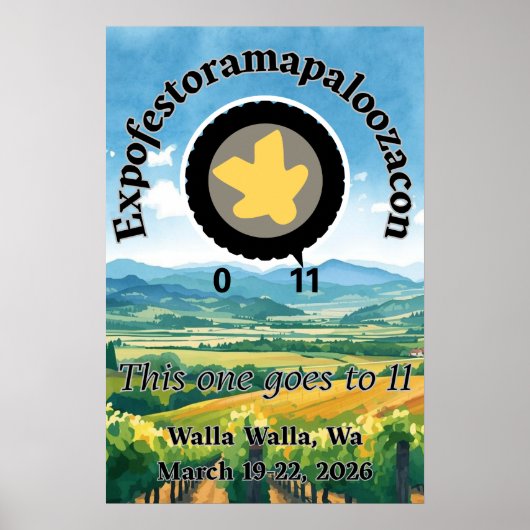 Official EFORP 11 "This One Goes to Eleven" Poster (Vorne)