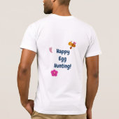 Official Egg Hunter Custom Name Easter T-Shirt (Rückseite)