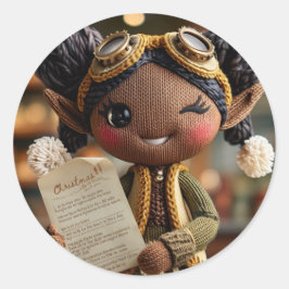 Official Elf Report Runder Aufkleber