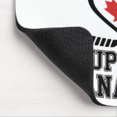Official Emotional Support Canadian Hockey Player  Mousepad (Ecke)
