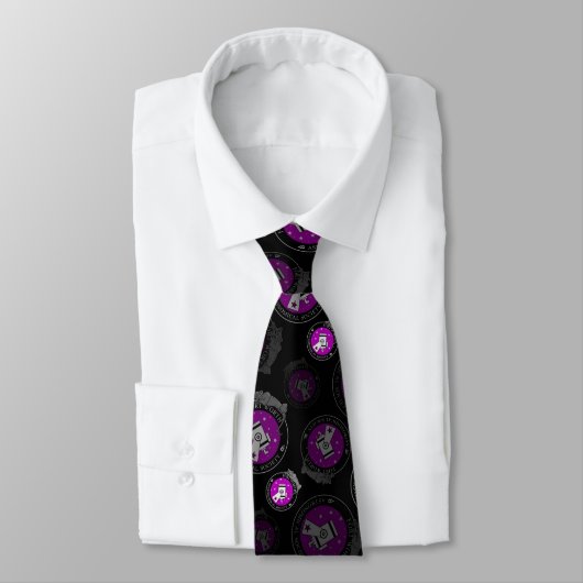 Official FWAS Logo Neck Tie Krawatte (Gebunden)