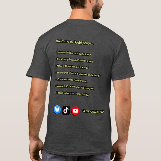 Official GeekSpooge T-Shirt (Rückseite)