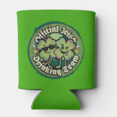 Official Irish Drinking Team St Patricks Day Dosenkühler (Rückseite)