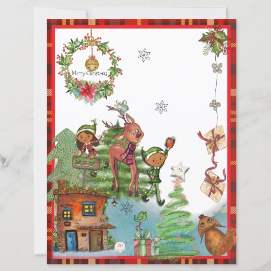 Official Letter from Santa Claus | Traditional Red (Rückseite)