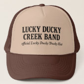 Official Lucky Ducky Trucky Hat-Words only Truckerkappe (Vorderseite)