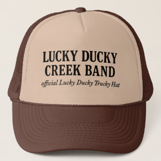 Official Lucky Ducky Trucky Hat-Words only Truckerkappe
