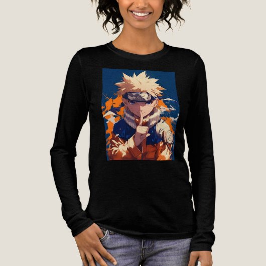 Official Naruto Anime T-Shirt - Premium Tri-Blend  Tri-Blend Shirt (Vorderseite)