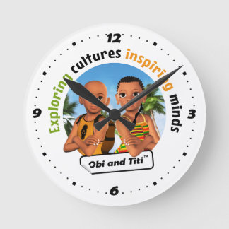 Official Obi and Titi Adventurer's Clock Runde Wanduhr