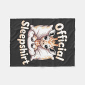 Official Sleepshirt Giraffe Fleecedecke (Vorderseite (Horizontal))