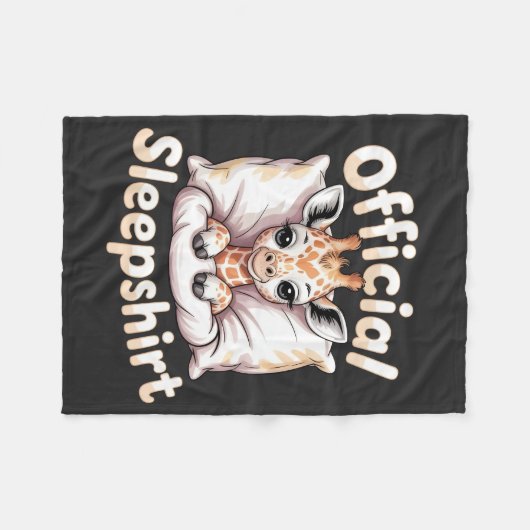  Official Sleepshirt Giraffe Fleecedecke (Vorderseite (Horizontal))
