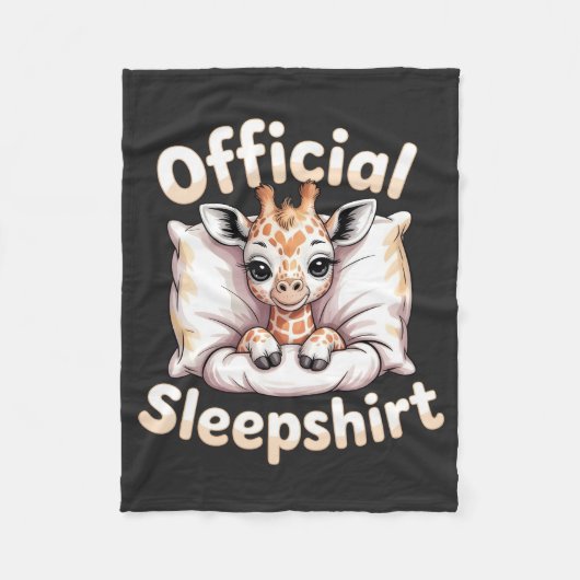 Official Sleepshirt Giraffe Fleecedecke (Vorderseite)