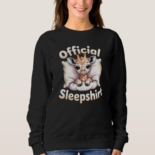 Official Sleepshirt Giraffe Sweatshirt (Vorderseite)