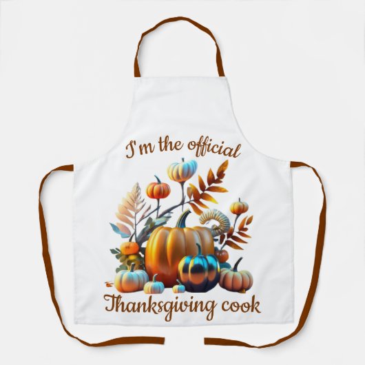 Official Thanksgiving Cook Schürze (Vorderseite)