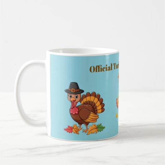 Official Turkey Taster Lucas Thanksgiving Mug Kaffeetasse (Links)