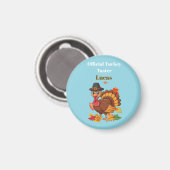 Official Turkey Taster Thanksgiving Magnet (Vorderseite/Rückseite)
