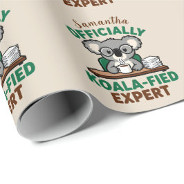 Officially Koala-fied Expert Funny Coffee Pun Geschenkpapier