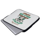 Officially Koala-fied Expert Funny Coffee Pun Laptopschutzhülle (Vorne Knopf)